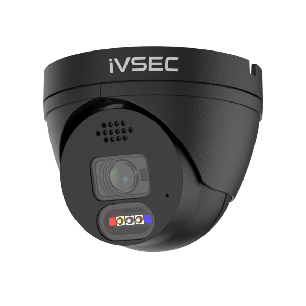 IVSEC TURRET IP CAM 8MP 25FPS 2.8 LENS FULL COLOUR ADV DET ADV IVS BLACK IVSEC TURRET IP CAM 8MP 25FPS 2.8 LENS FULL COLOUR ADV DET ADV IVS BLACK